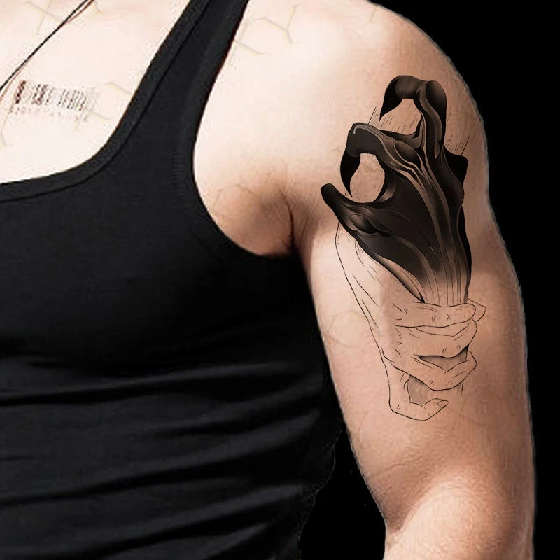Temporary Tattoo Water Transfer Cross Roman Numerals Moon Girl Body Art Waterproof Tattoos Fake Tatoo Flash Tatto for Men Women