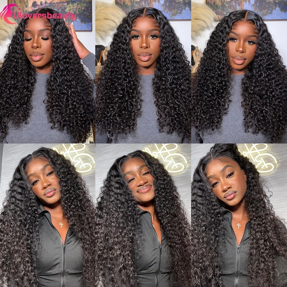 Water Wave Human Hair Wig 13x6 HD Lace Human Hair Wig 250% Glueless Wigs Human Hair Deep Curly Human Hair Wigs On Clearance Sale 6