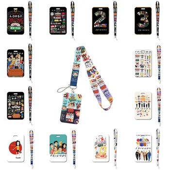 자격 보유자 친구 Tv 쇼 끈 키 체인 넥 스트랩 간호사 Lanyards 패스 카드 신용 카드 홀더 키 체인 끈