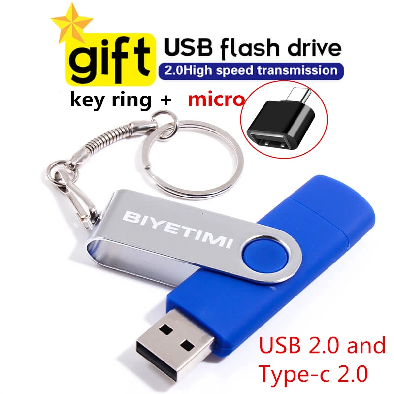 Type C Usb Flash Drives 2.0 128gb 64gb 32G 4G for Phon usb flash drive flash drive type c pendrive