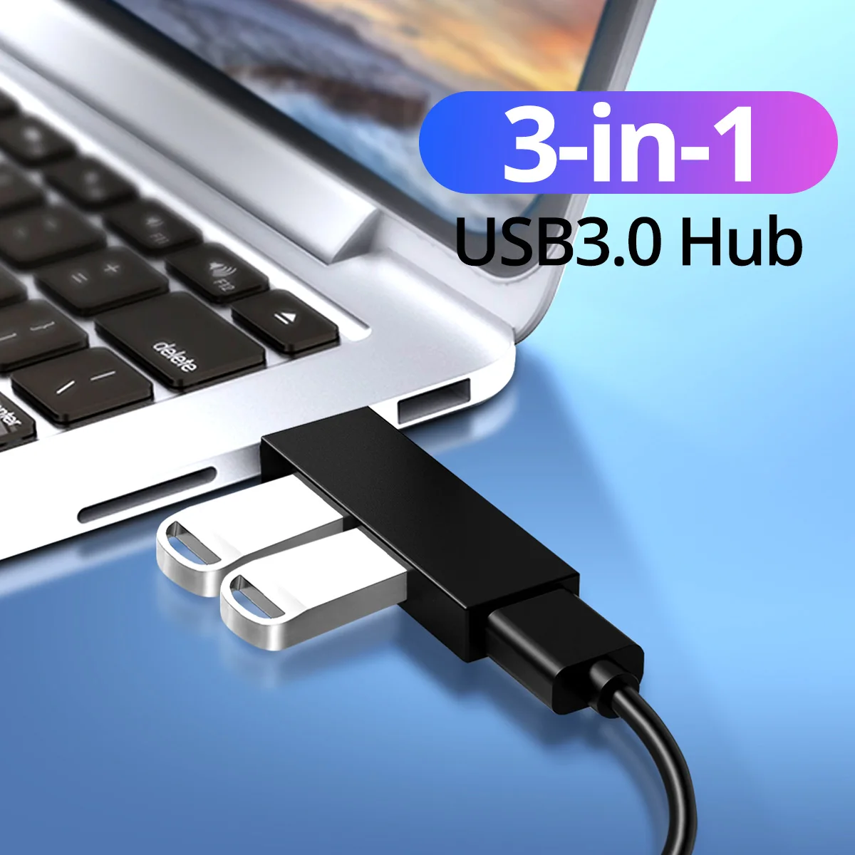 

SeynLi USB Type C HUB for Macbook Air M1 3 In 1 USB 3.0 HUB for Xiaomi Samsung Laptop Spliter Adapter Cable Extender USB HAB