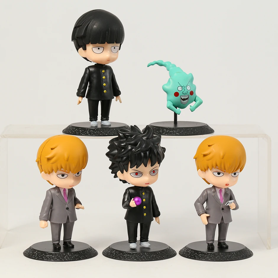 Mob Psycho 100 III 1913 Shigeo Kageyama 1922 Arataka Reigen Action Figure  Face Changeable Toys Collection Model Doll Gift