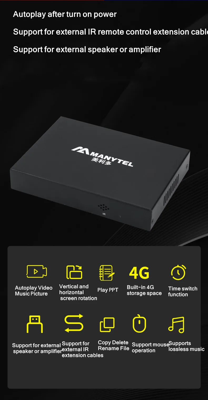 4K ̵ ÷̾  USB ̺ SD ī HDD ڵ  PPT PDF    AD ÷̾ HD2K ڽ VGA  , ǰ