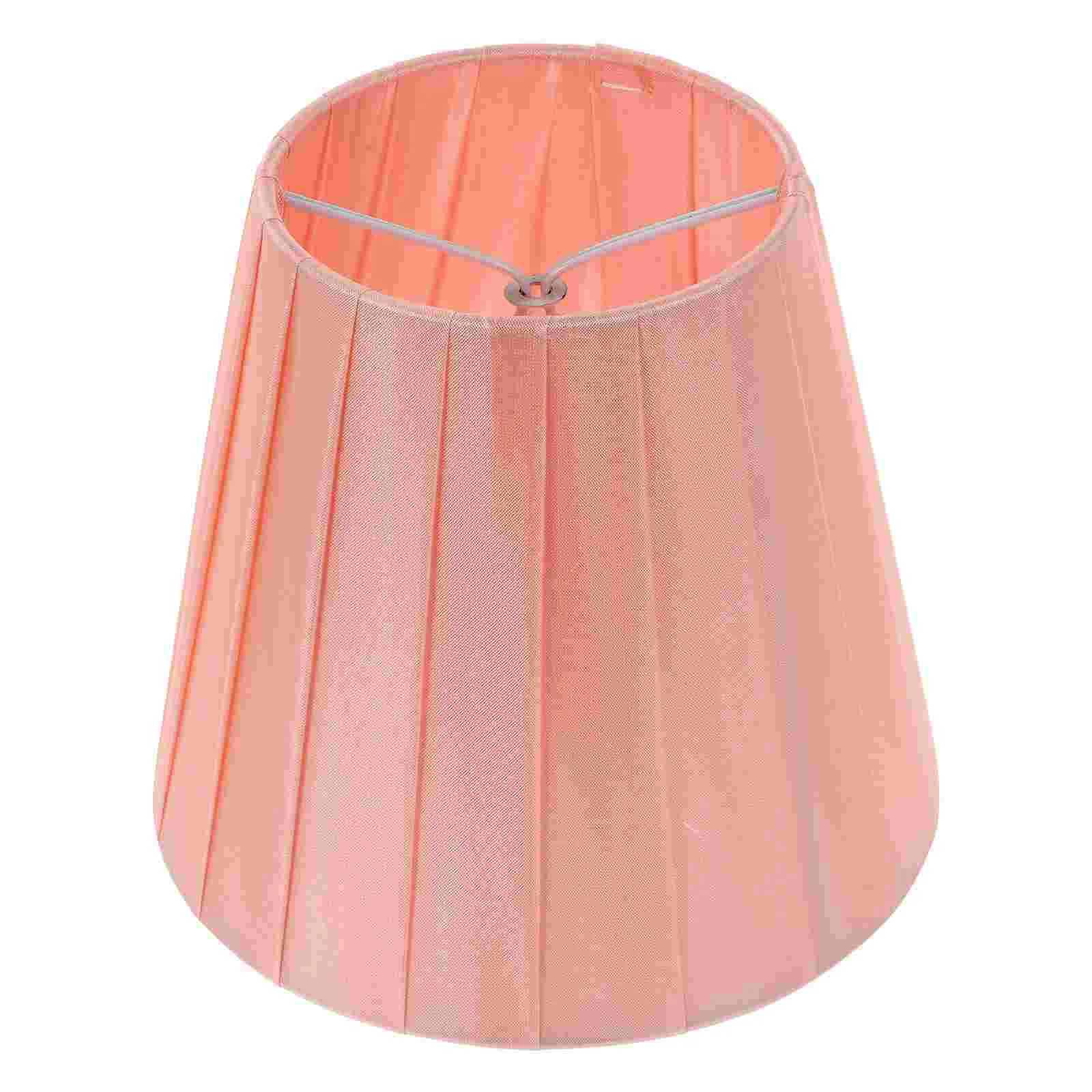 

1Pc Cloth Lamp Shade Clip On Lampshade Pleated Barrel Lampshade Replacement Light Cover Chandelier Wall Lamp Shade Table Wall