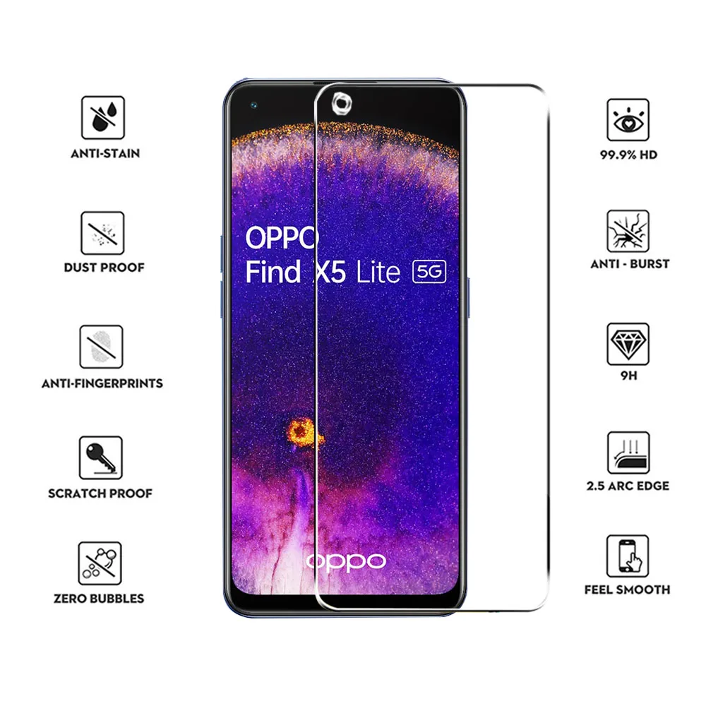 4-in-1 Protective Tempered Glass and Camera Lens Screen Protector