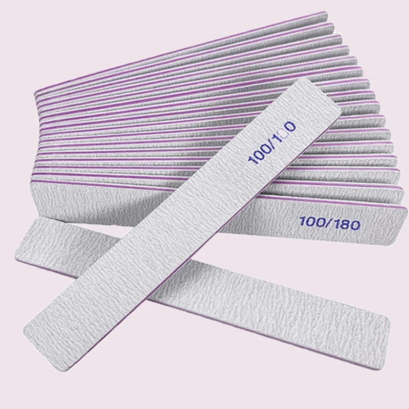 Emery Boards Nail Files - 100/180 Grit
