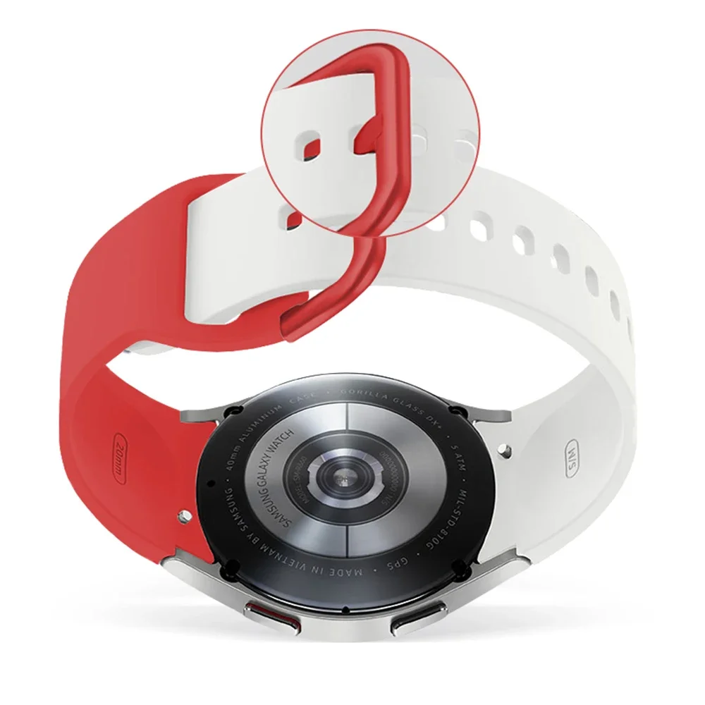Sleek Silicone Watch Strap - 20mm