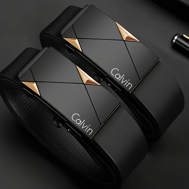 Stylish Men PU Leather Belt