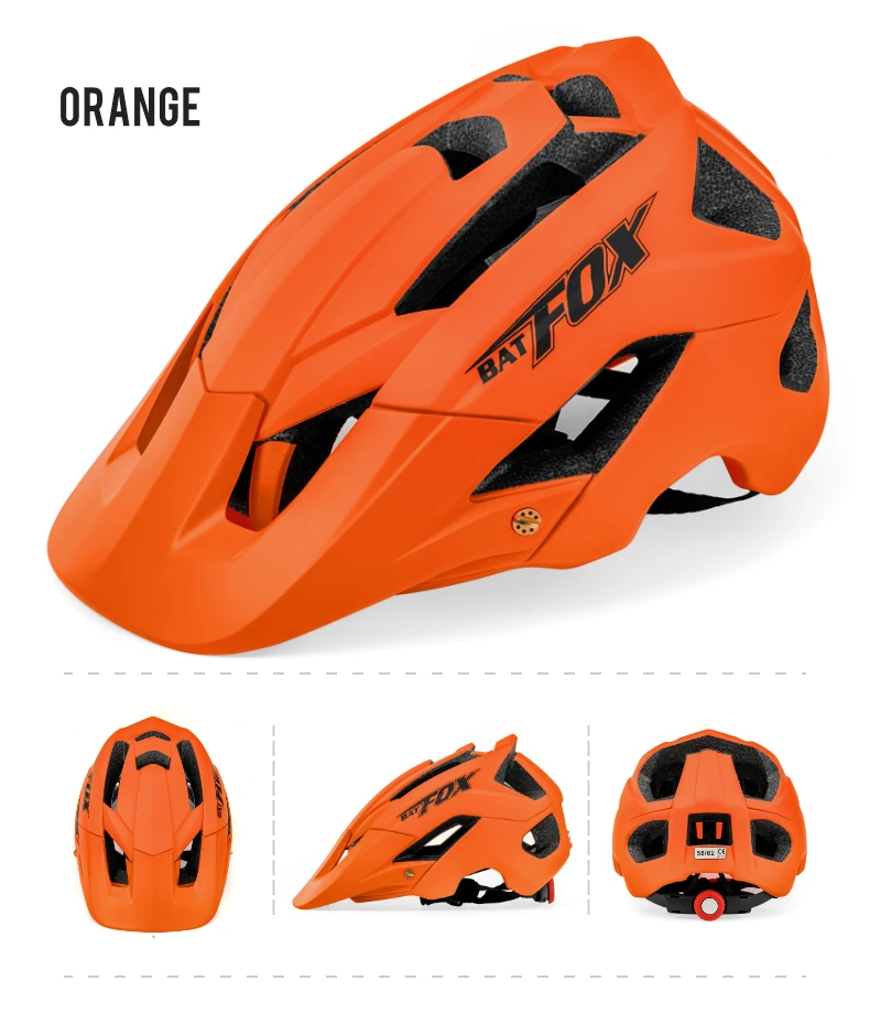 Bat Fox Mtb Bike Helmet For Men Women Integrallymolded Bicycle Helmet