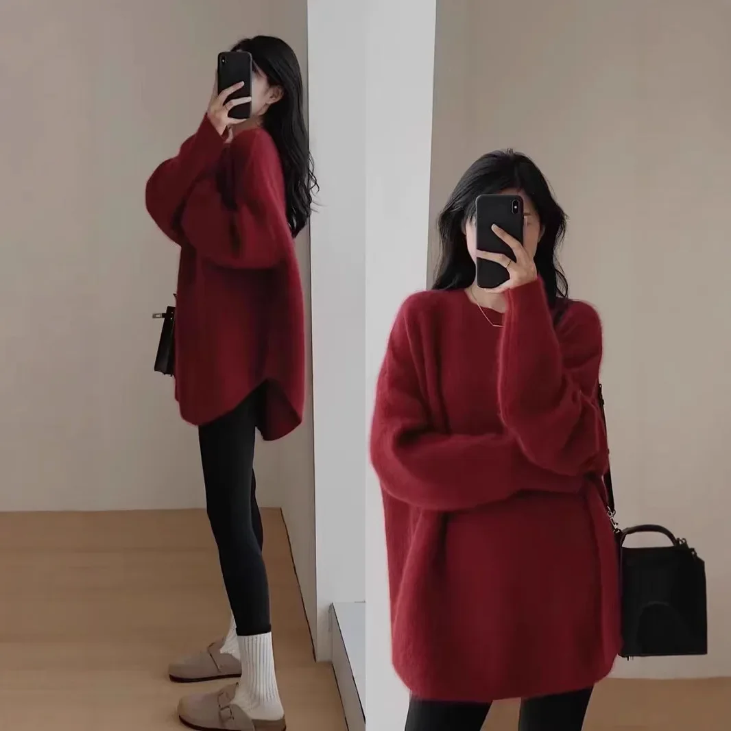 Women White Knit Base Sweater 2