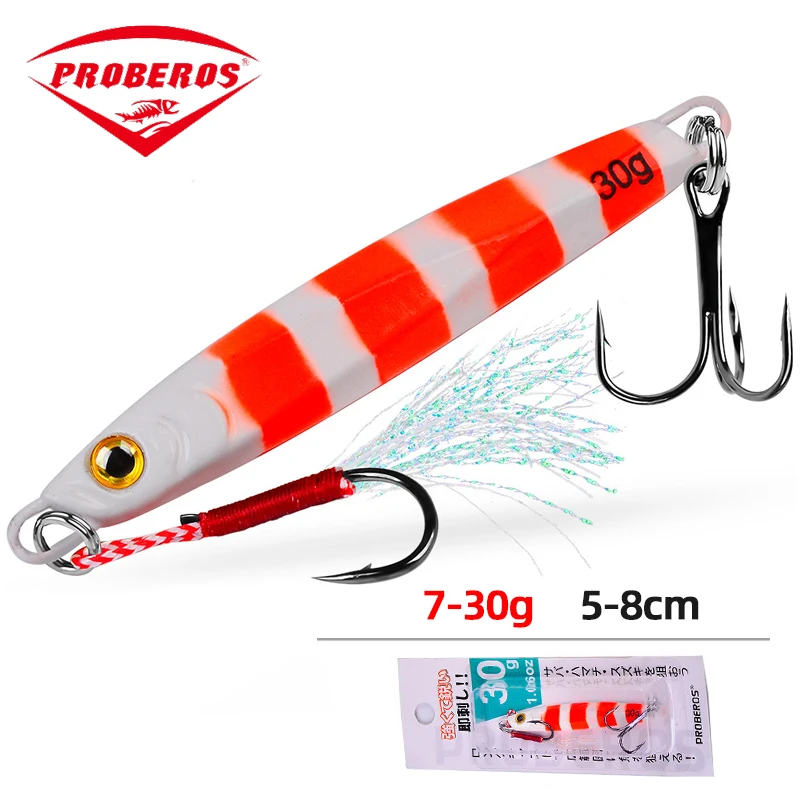 Japen Metallguss Jig Löffel 7g 10g 15g 20g 30g Shore Casting Jigging Fisch Seebarsch Angelköder Künstlicher Köder Tackle