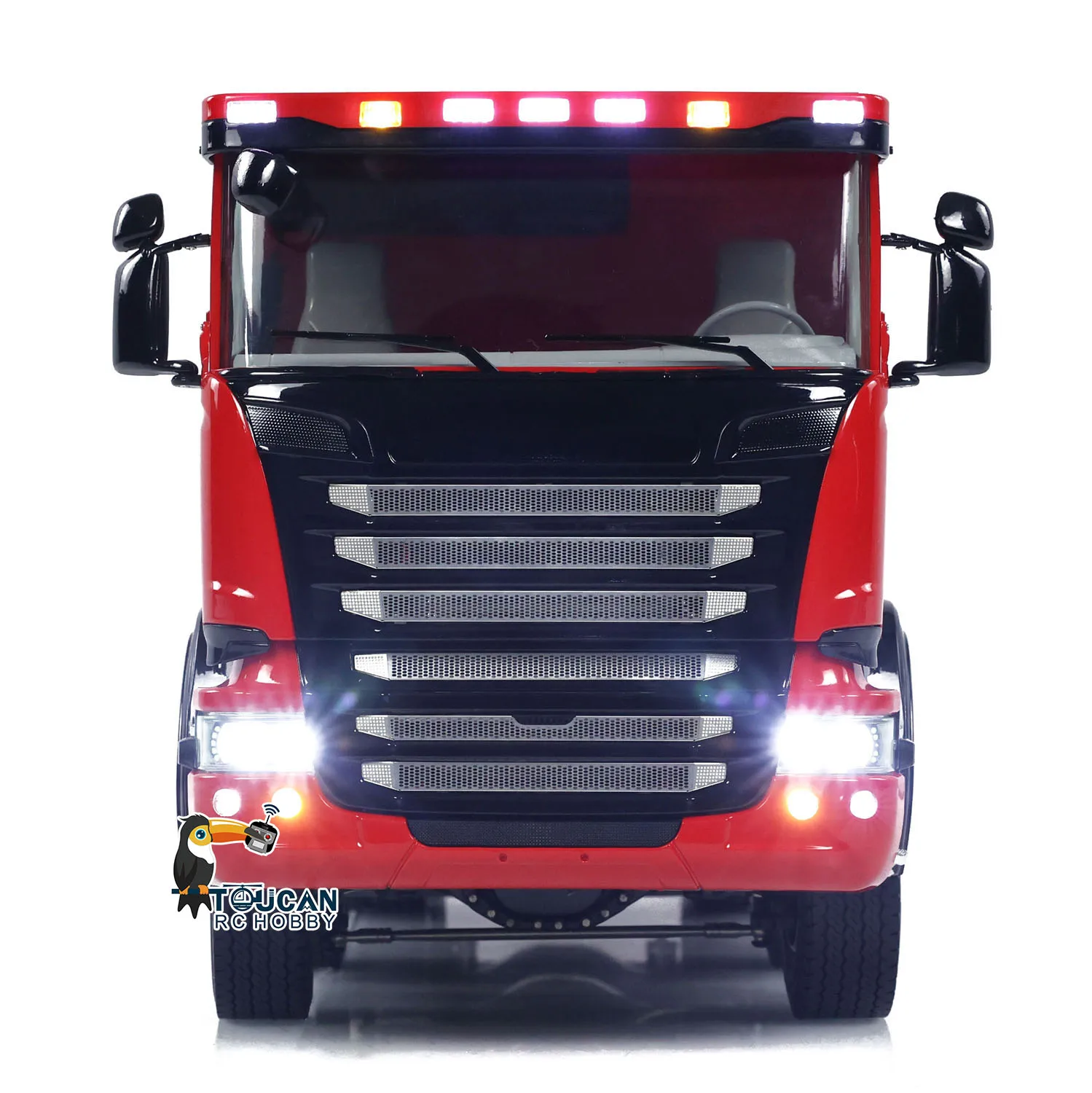 1/14 Hydraulic Full RC Dump Truck 8x8 Roll on off Dumper Tipper 3-speed Transmission Differential Lock Axles Light Sound Trucks 4