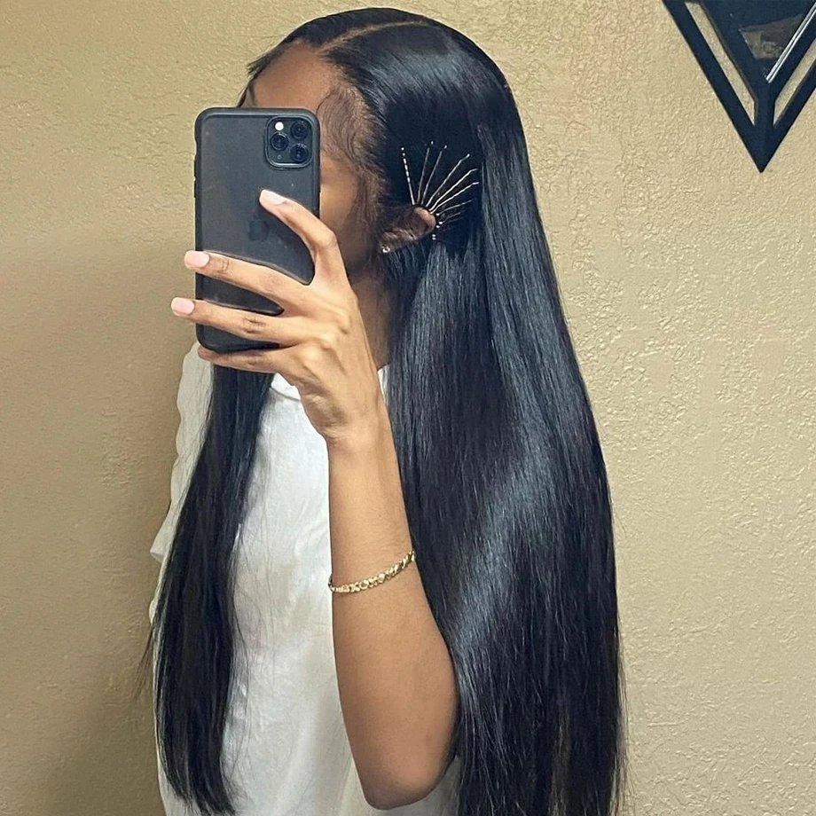 

13x4 Bone Straight Lace Front Wigs Human Hair 13x6 Hd Lace Frontal Wig 30 Inch Remy Human Hair Wig For Women Choice