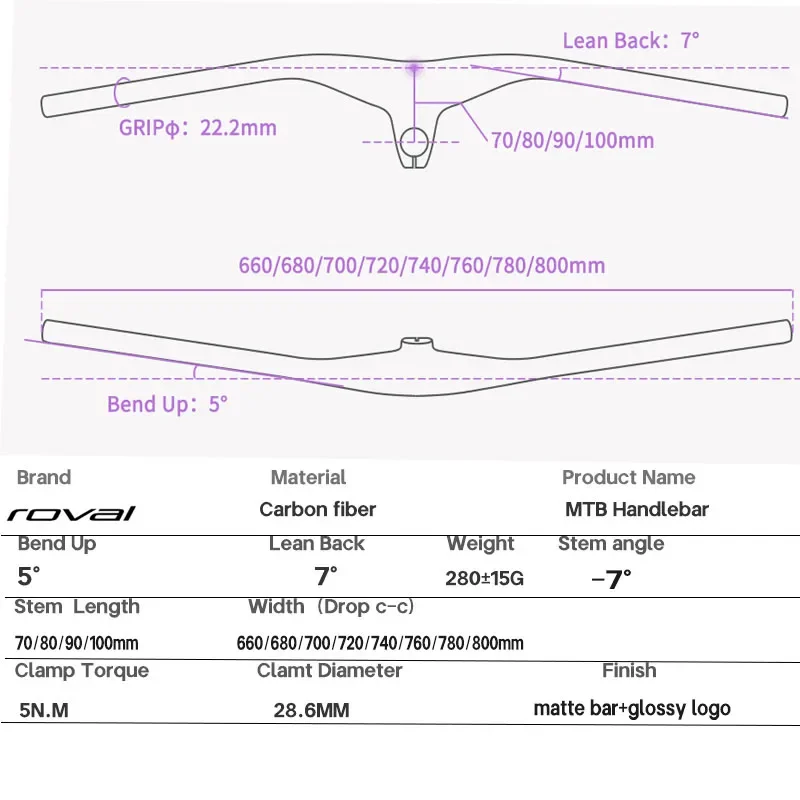 ROVAL MTB ź  ڵ  ,   ڵ, 28.6mm-7 , 760 780 800mm