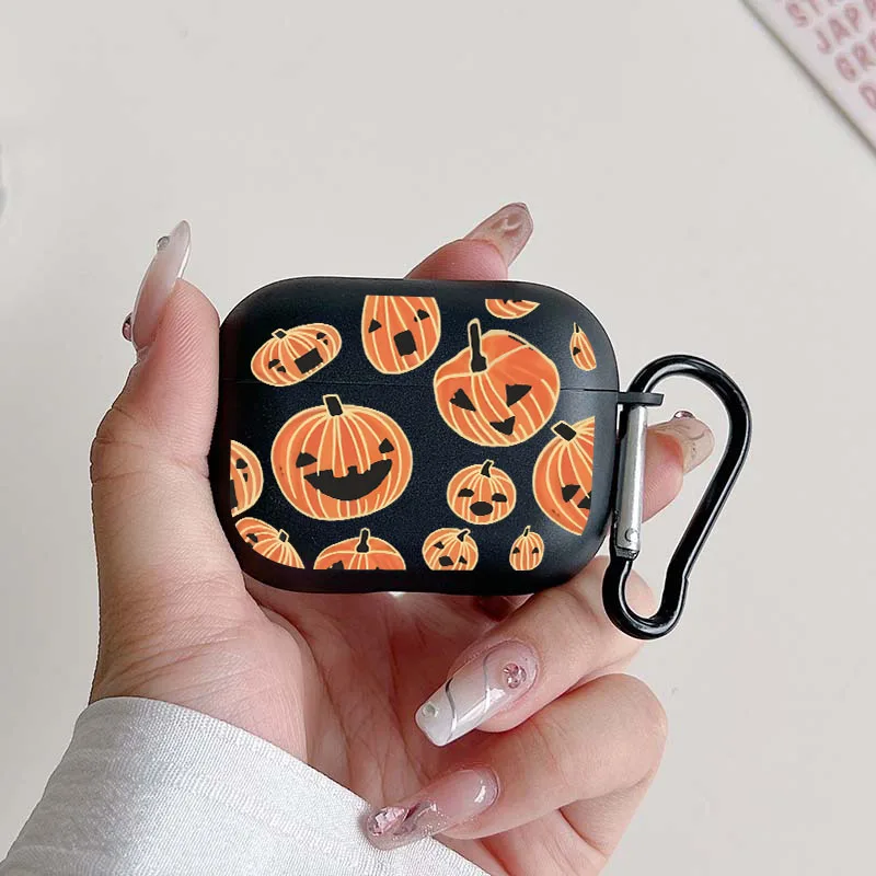 Pumpkin Pattern AirPods Case for Teens