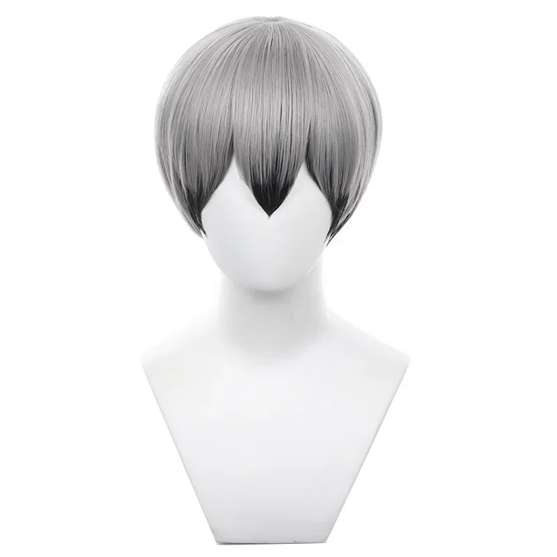 

Anime Haikyuu!! Shinsuke Kita Cosplay Wig Colour Mixture Short Hair Heat Resistant Synthetic Halloween Party Accessories Props
