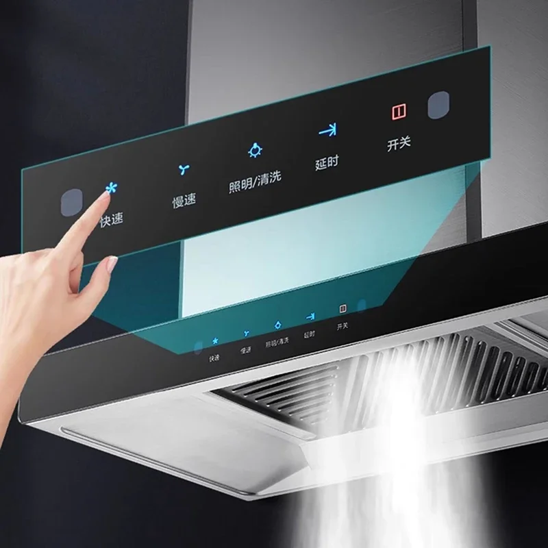 T-shape 700mm range hood smart smoke extractor hood cooker chimney exhaust range for kitchen