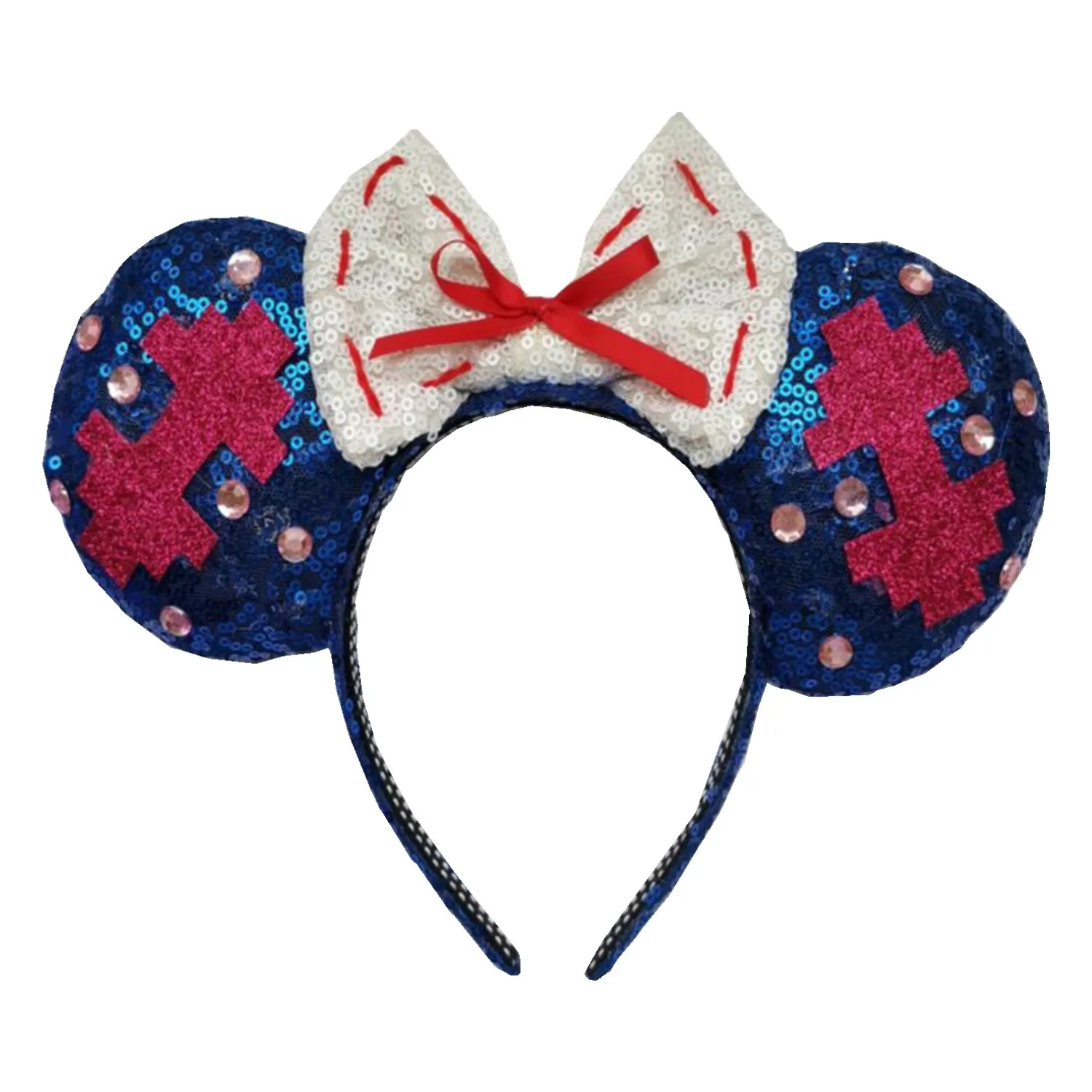 Girls Luisa Headbands Isabela Mirabel Bows Mouse Ears and Hairpins Floral Cosplay Princess Mouse Ears