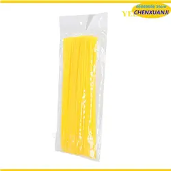 Universal Bicycle and Motorcycle Wheel Spoke Protector Sleeve - Vibrant Colored Protective Cover (Yellow 36pcs)