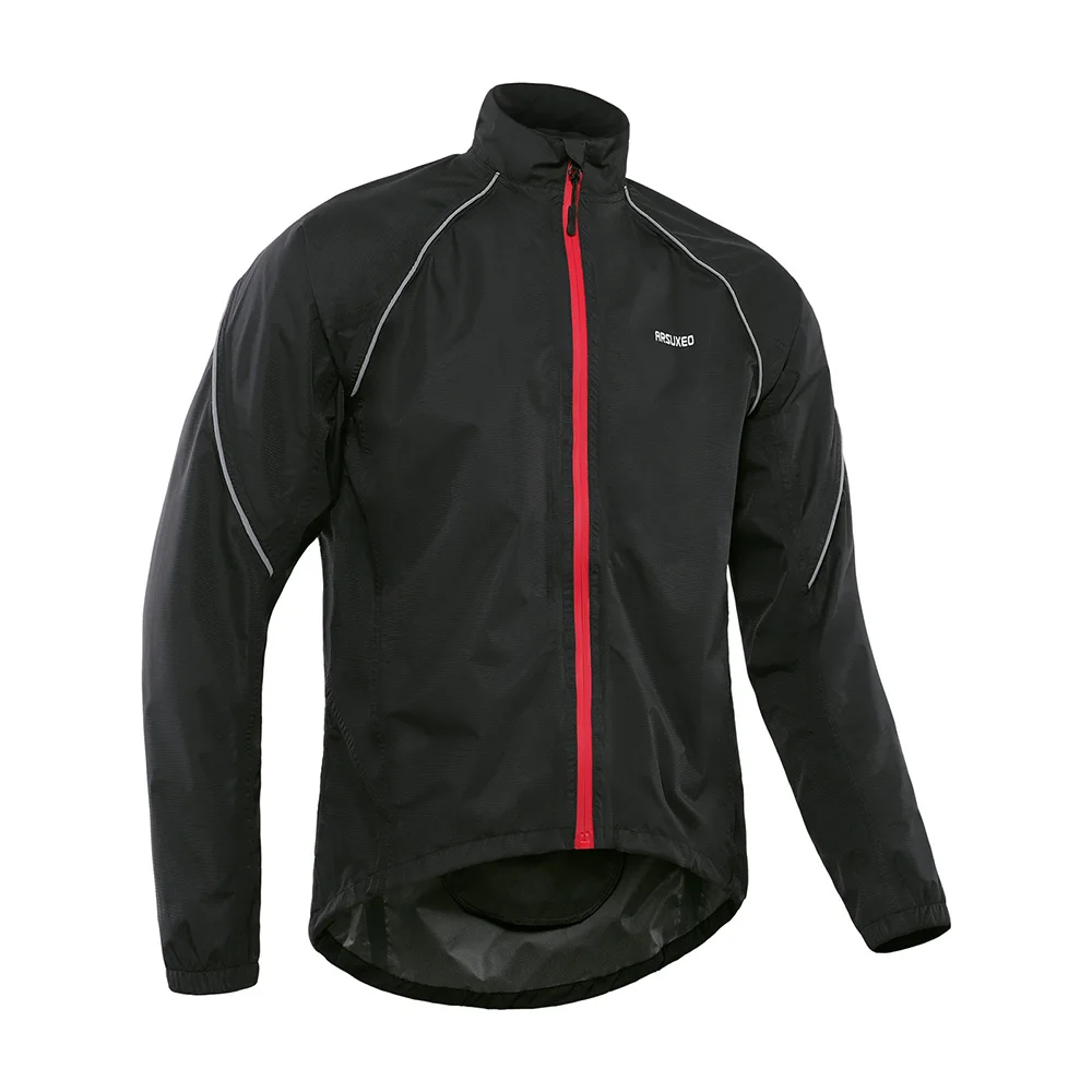 Mens Cycling Windbreaker Jackets Bicycle Raincoat Waterproof Motorcycle Clothing Outerwear Bike Jersey ARSUXEO
