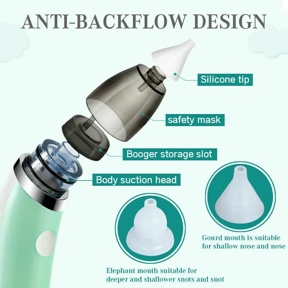 Nasal aspirator nasal irrigator Electric Baby Nasal Aspirator Nose Cleaner For Newborns