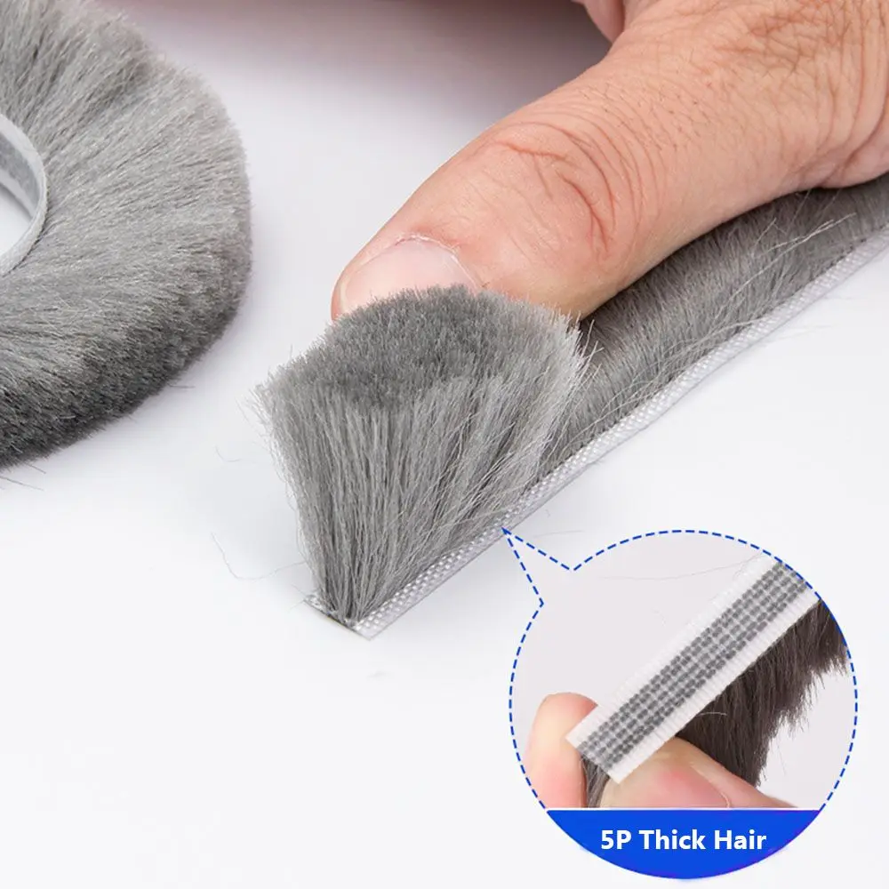 5 Meter Self-Adhesive Brush Weather Sealing Strip