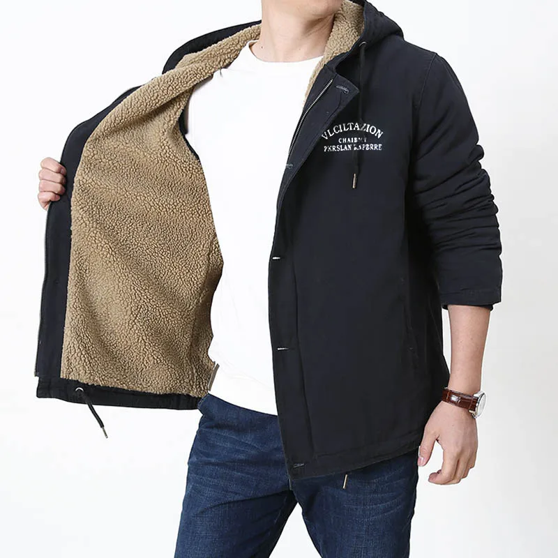 Parkas New in Coats & Jackets Motorcycle Jacket Coat Men's Luxury Clothing Winter Man Mens Outerwear Plus Size Outerwears Hooded