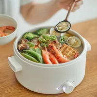 Olayks Home Dormitory Electric Hotpot Multi functional Large Capacity 3L Electric Cooker Steaming and Cooking Integrated Electri 1