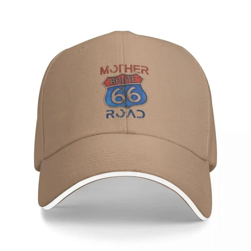 

Винтажные синие Шапки Route 66 для папы, Женская однотонная шапка, велосипедные бейсболки, Кепка с козырьком