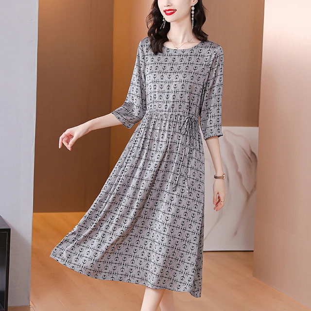 Allover Floral Print Belted Dress | Cotton dress summer casual, Knee length  dresses casual, Flowery dress casual