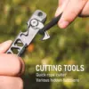 Titanium EDC Pry Bar, Keychain Pry Bar Multitool With Bottle Opener, Pocket Small Crowbar for Men 5