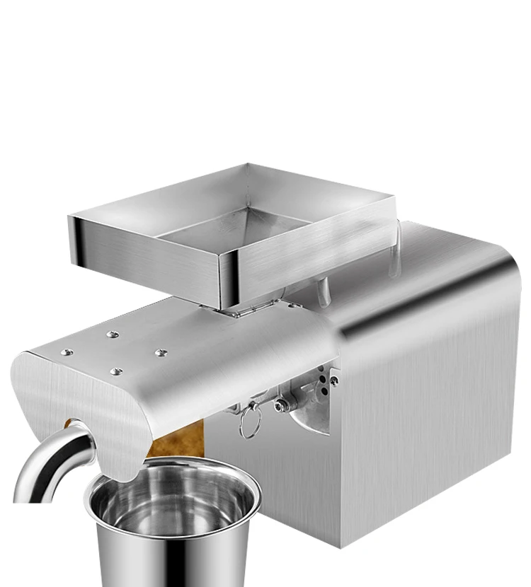 4-6 kg/h Mini Oil Press Machine Cold Press Oil Machine Sesame Stainless Steel Oil Press 5