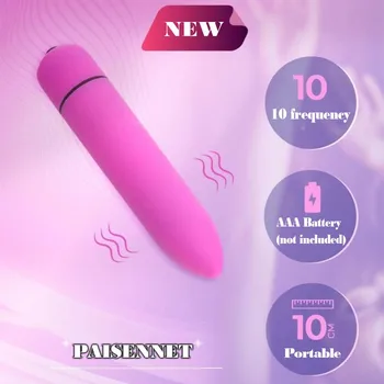 Bullet Vibrator Small Sexy Toys for Woman Protable Clitoris Anus Breast Massager for Female Strong Vibration Penis G Spot Shock 1
