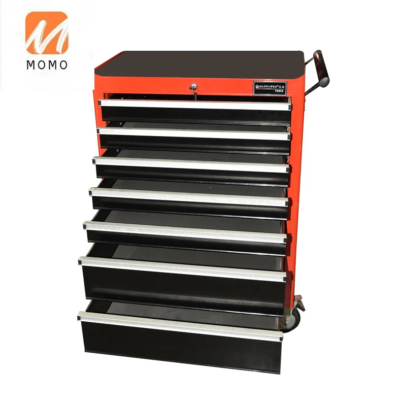 Rolling Steel 7 Drawer Tool Box Chest Cabinet Red 7 Tray Tool Chests -  AliExpress