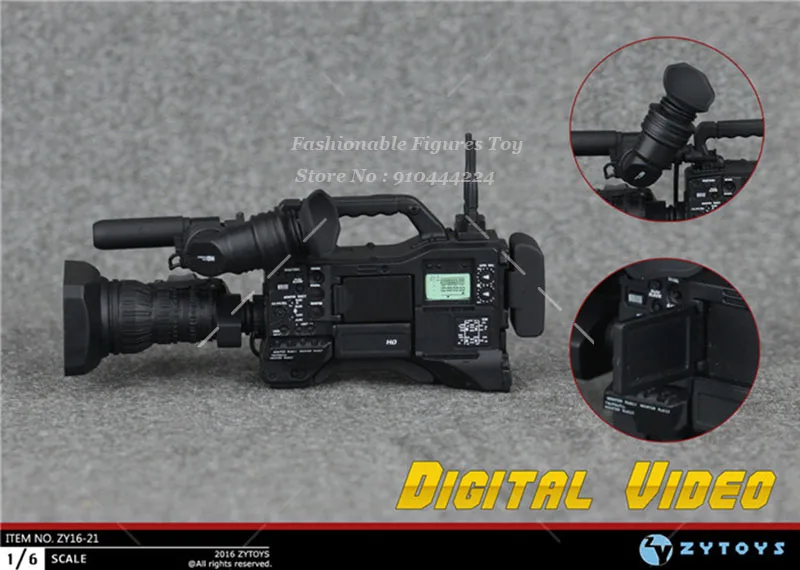 ZYTOYS 1/6 Scale soldier Digital Video Camera Set DV War
