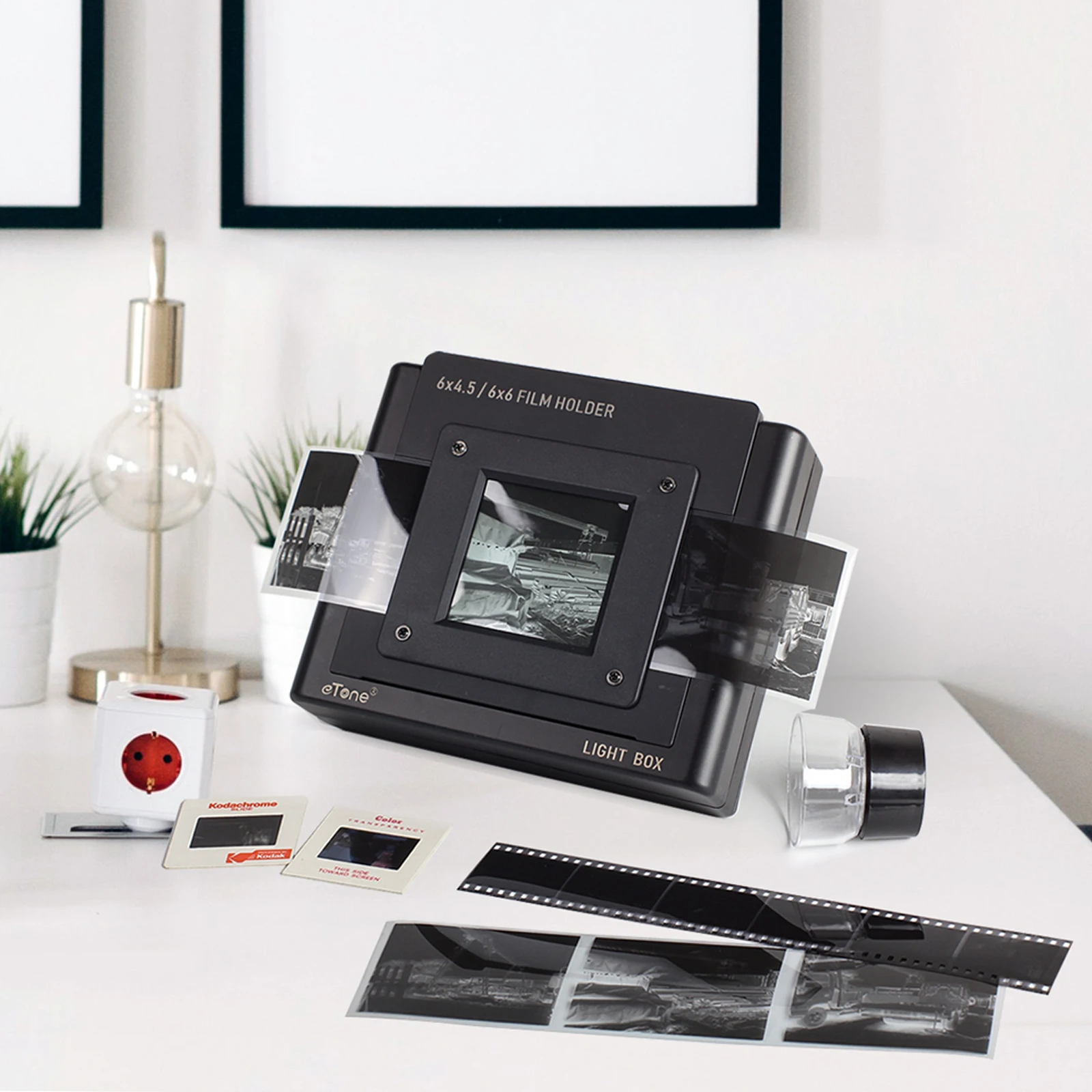 Caixa de Luz do Scanner de Filme Visualizador Negativo Converter Filme para Digital 135 120 4x5 - Image 6