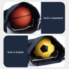 Drawstring Basketball Bag with Shoe Compartment Outdoor Sports Bag Dry & Wet Separation Hiking Climbing Backpack for Men Women 5