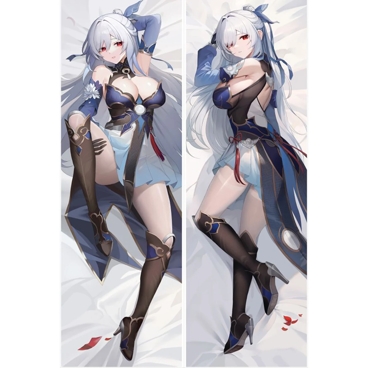 

Dakimakura Anime Honkai: Star Rail Jingliu Pillowcase Double-sided Print Hugging Body Pillow Cover Case