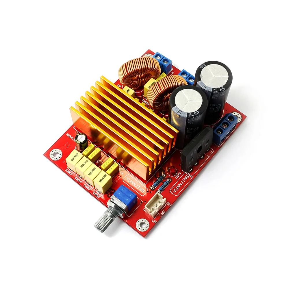 

TDA8920 CLASS D relay speaker protect power-amp 100WX2 Updated version