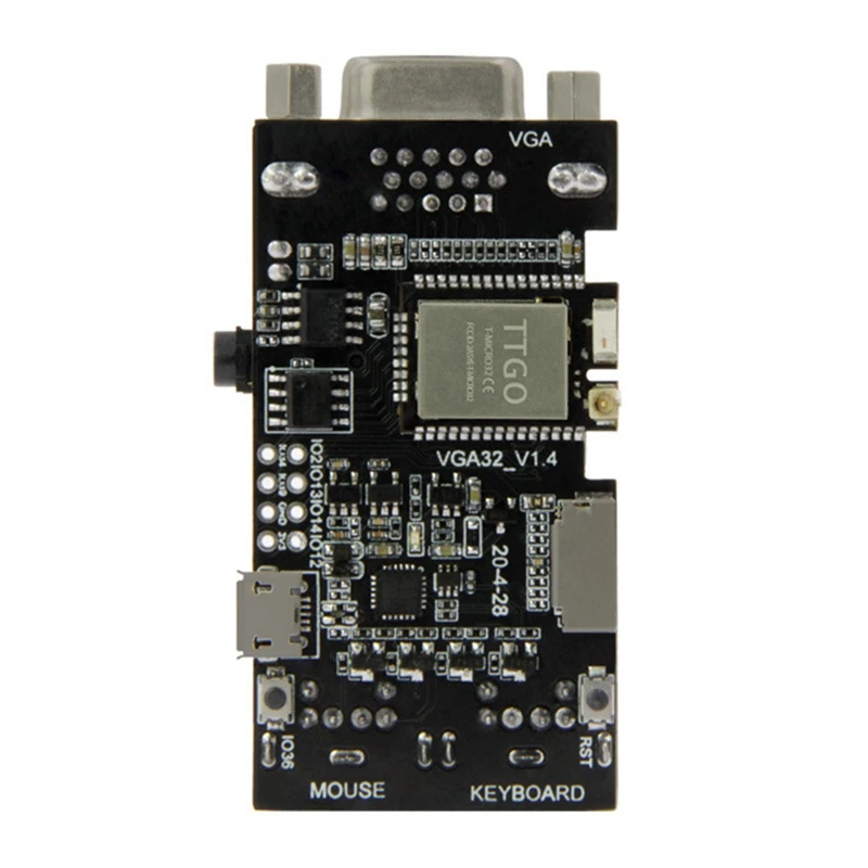 Fabgl VGA32 VGA ESP32 PSRAM 모듈, V1.4 컨트롤러, PS/2 마우스 키보드 그래픽 도서관 게임 ANSI/VT 터미널 회로