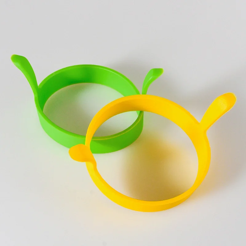 

1-Breakfast Omelette Ring Fried Egg Mold Food Grade Silicone Egg Ring Pancake Cooking Tool Egg Moulds Kitchen Tool