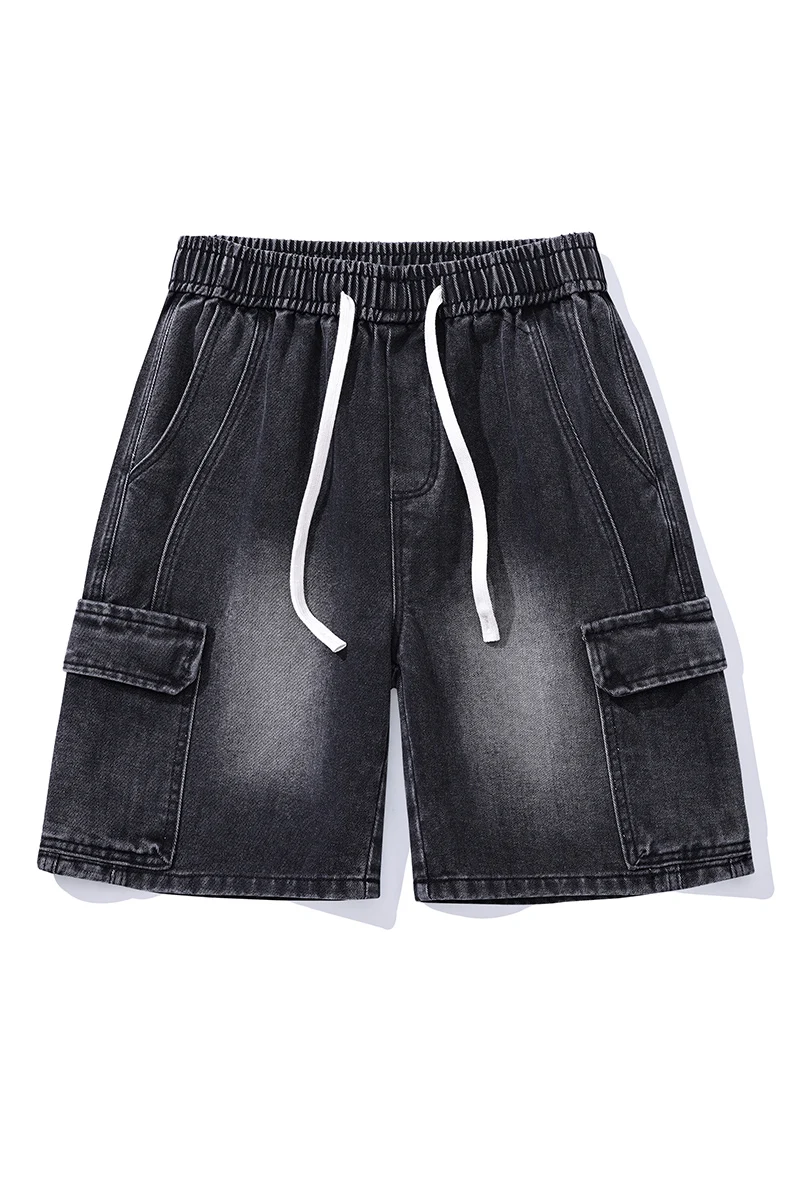 summer men's and women's casual outdoor cotton denim shorts loose sports breathable quick drying pants denim shorts summer jeans shorts