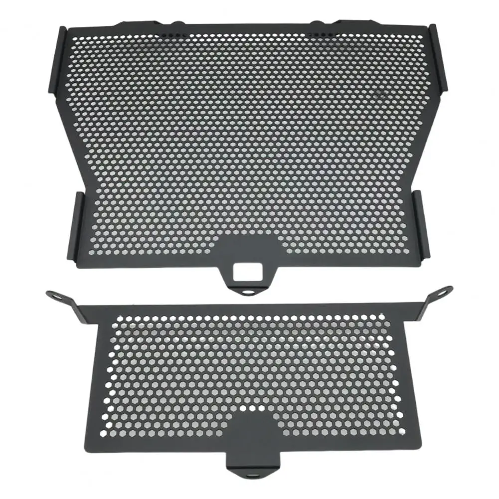 Radiator Grill 2Pcs Practical Not Easy to Fade Direct Replace Motorcycle Stainless Steel Radiator Guard Cover