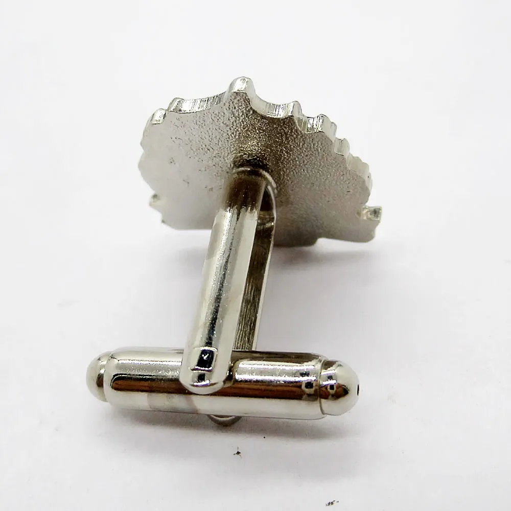 Metal Silver Cufflinks for Men's Clothing Personalized China