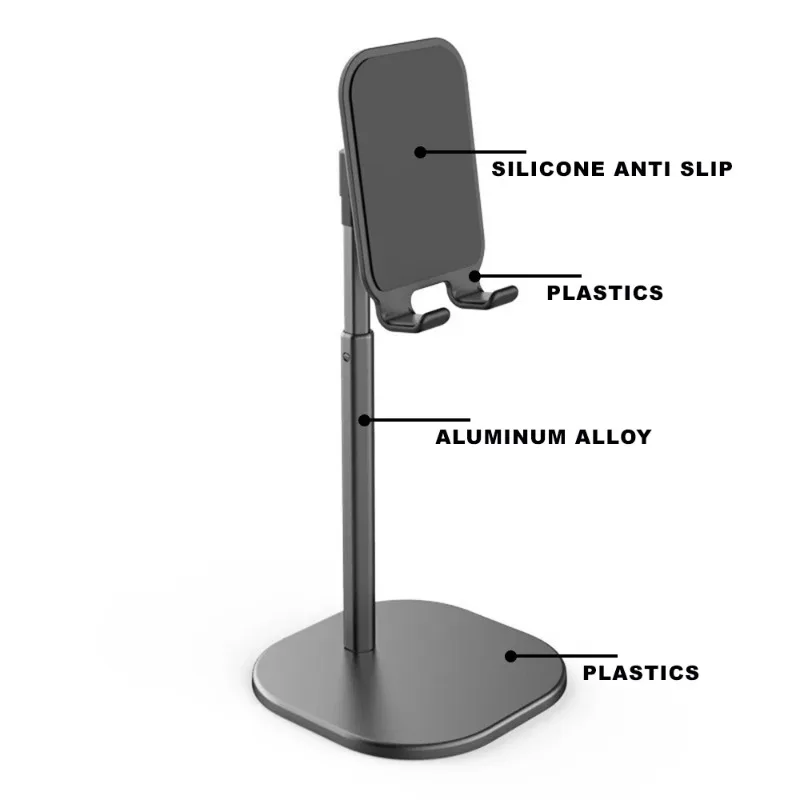 Compact Adjustable Phone Stand for Smartphones and Accessories