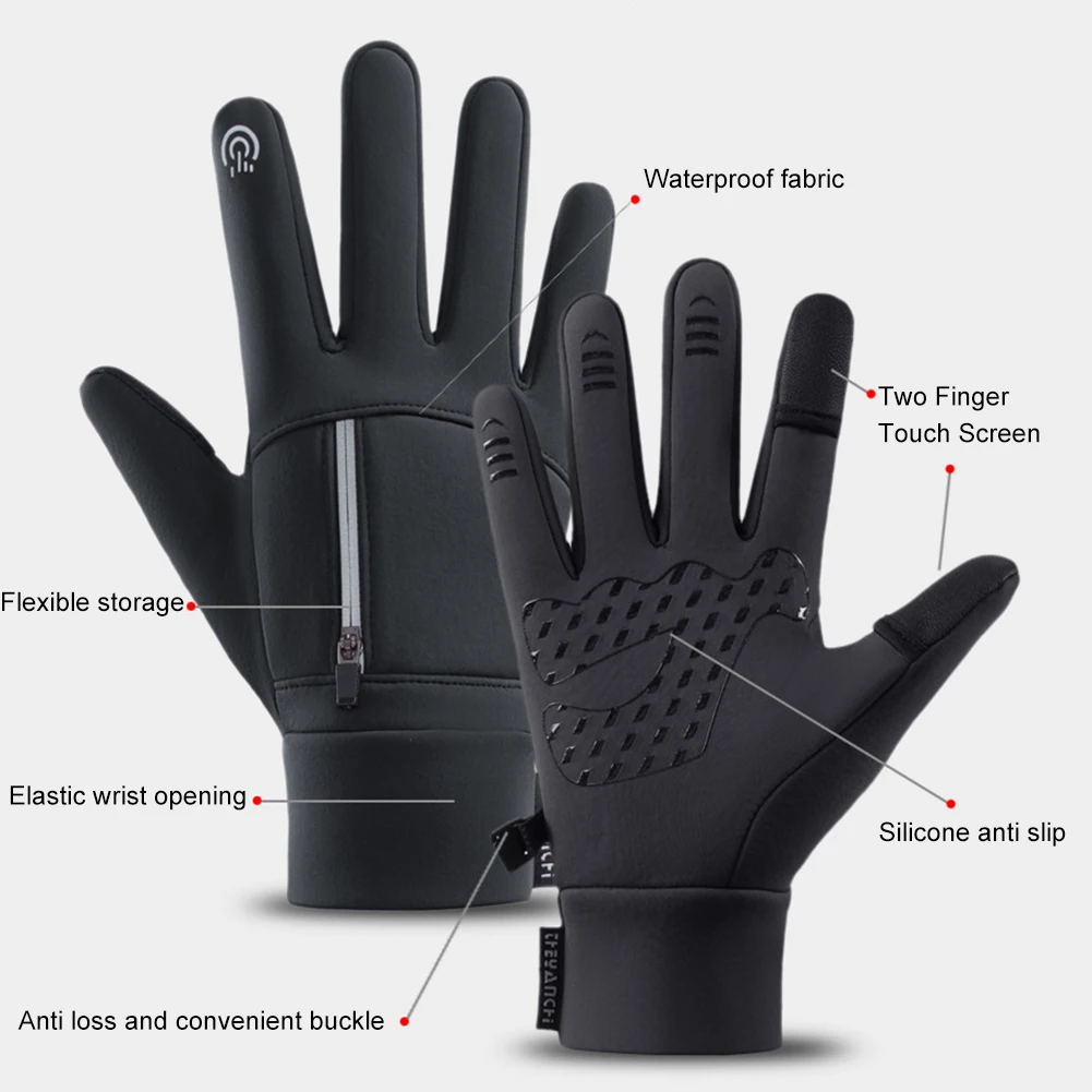 Winter TouchScreen Gloves Finger Flip Cold Weather Driving