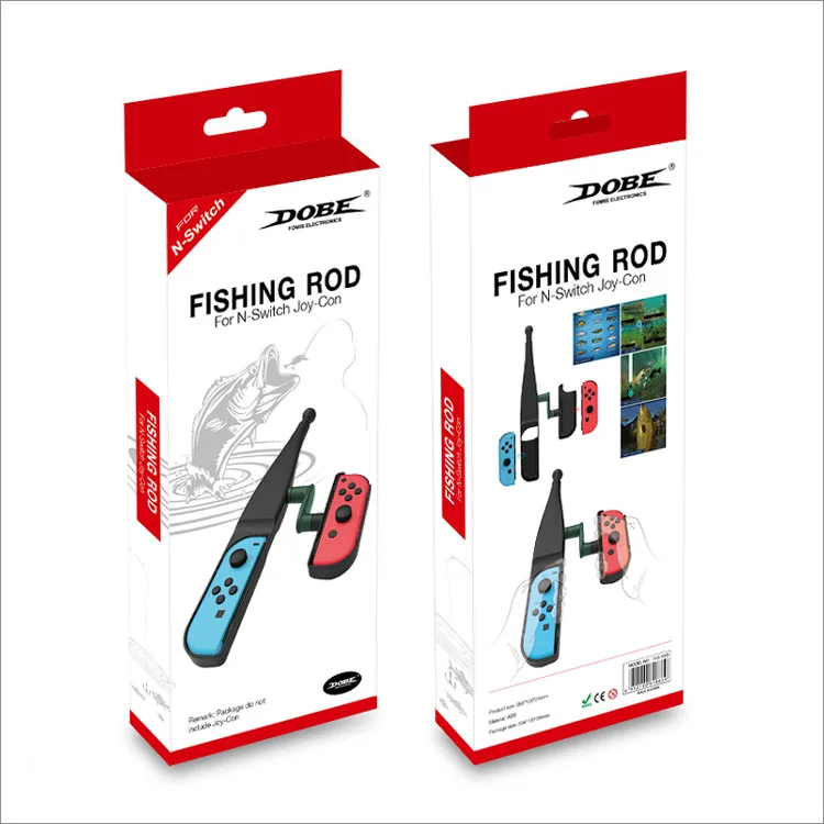 New Version Fishing Rod for Nintend Switch Joy-Con Accessories Fishing Game Kit for Switch Joy-Con Console Controller Game