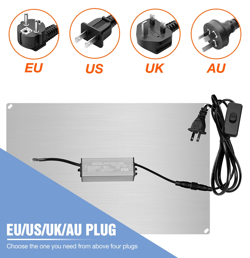 Description Picture 5 of item200W LED Panel Plant Grow Light Full Spectrum Quantum Board Greenhouse Vegetable Flower Seeds Hydroponic Cultivation Growth Lamp