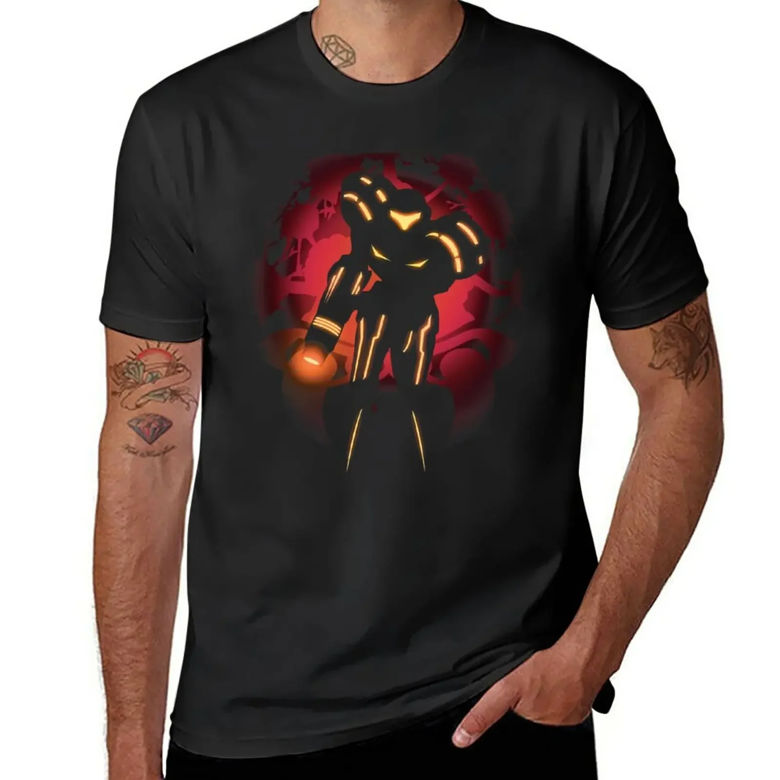 Metroid T-Shirt Camicetta Blanks Sublime Abbigliamento Da Uomo