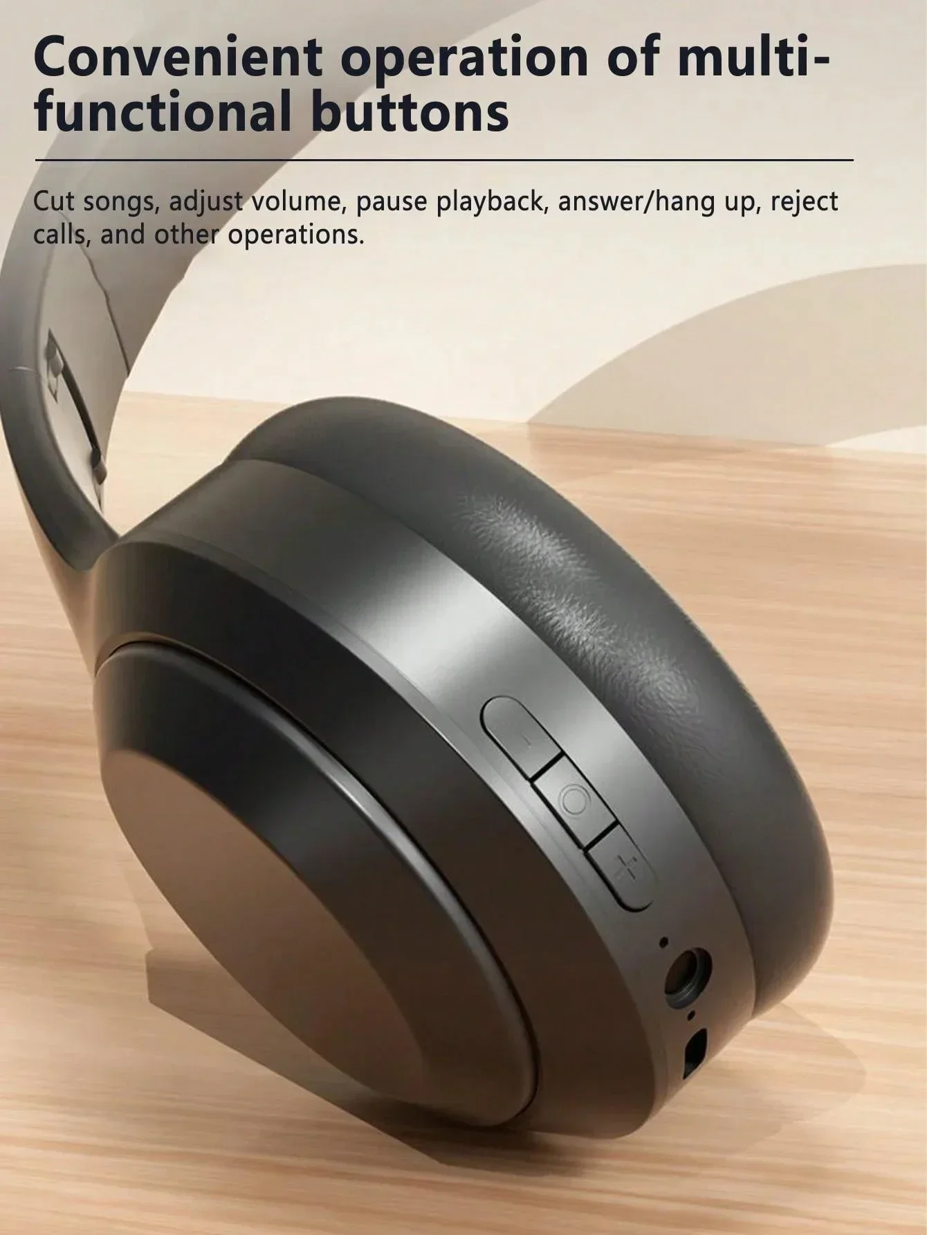 Description Picture 4 of itemBluetooth5.3 M5 Wireless Headset HiFi Stereo Earphones Noise Cancelling Gaming Headband Foldable with Mic Earbuds